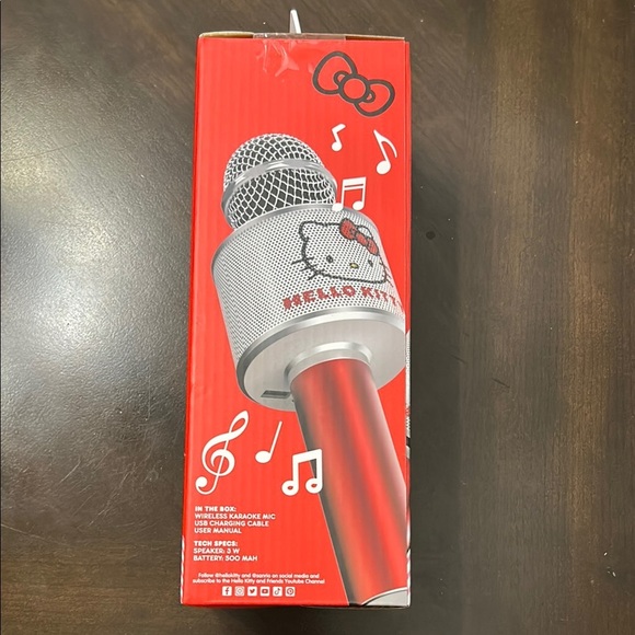 Hello Kitty Karaoke Microphone with Speaker NWOT - Picture 2 of 5
